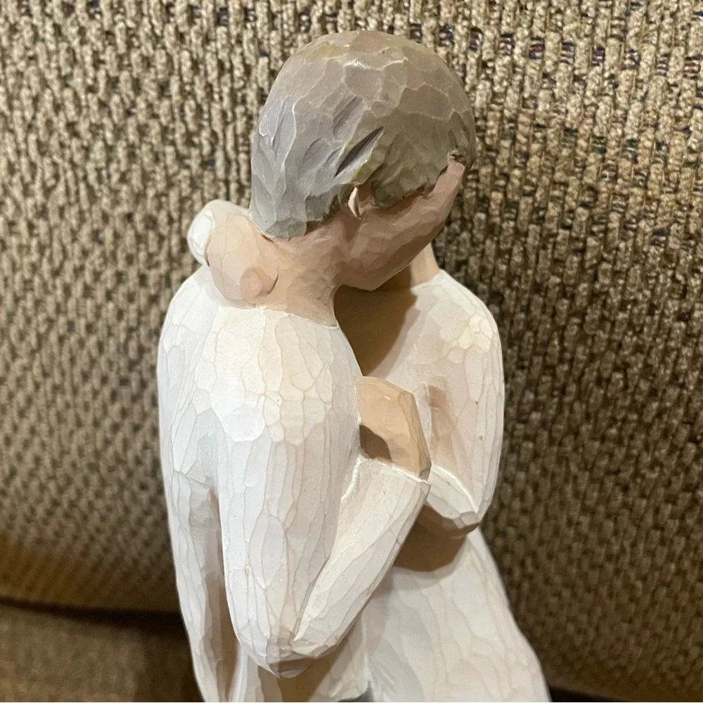 2003 “Promise” Romantic Embrace Sculpture by Willow Tree Marked Lordi 9” Tall - Picture 5 of 14